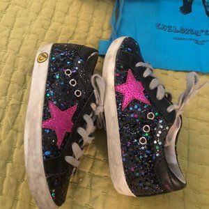 Golden Goose Glitter Tennis Shoe